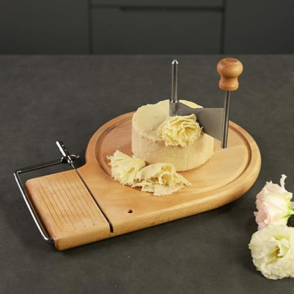 Râpe à Fromage Manuelle En Acier Inoxydable Avec Manche En Bois - Pour Cuisine Et Restauration