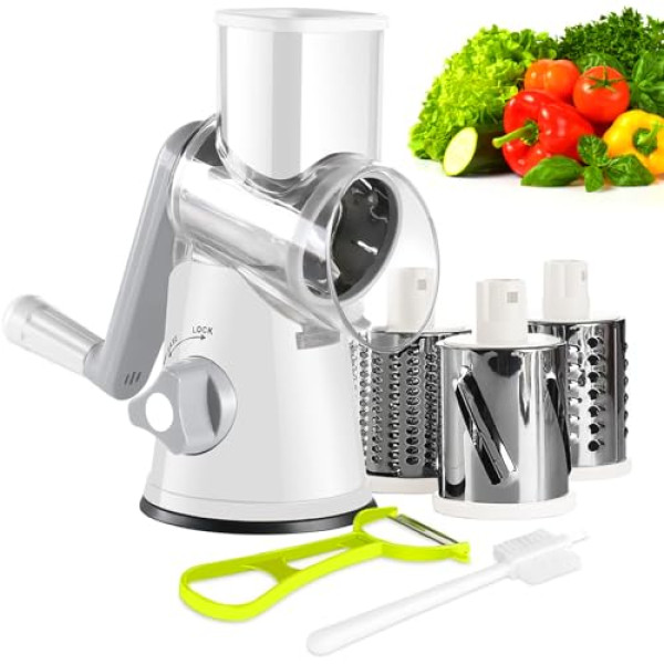 Wuciray Trancheuse à Légumes Manuelle - 3 Lames - Multifonction